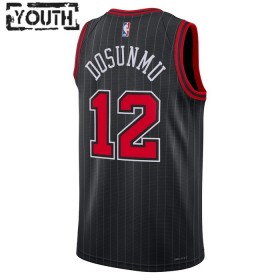 NBA Chicago Bulls Trikot Ayo Dosunmu 12 Jordan 2022-23 Statement Edition Schwarz Swingman - Kinder